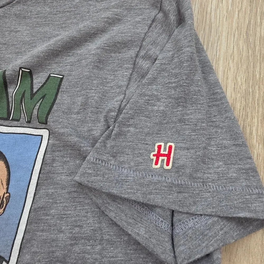 Homage New Heights Kelce Jam T Shirt Men's Medium Jason Travis Kelce Gray Tee
